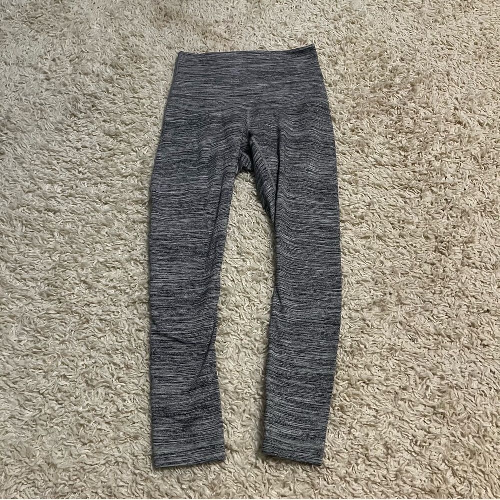 lululemon align 21" heathered grey leggings size 2